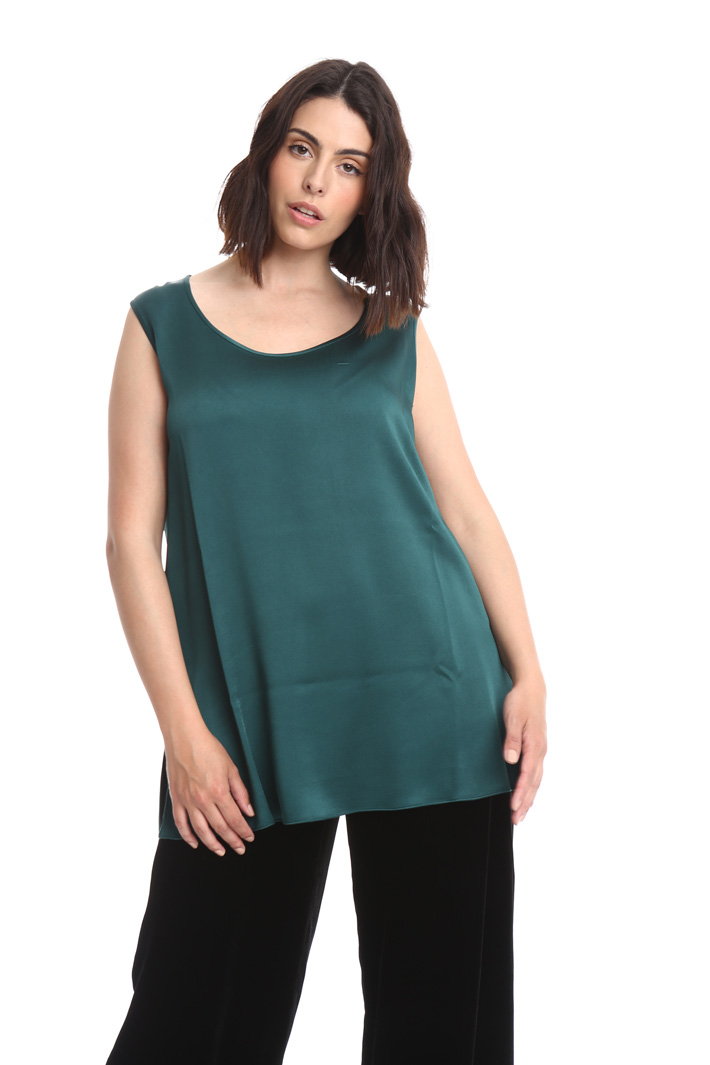 Top in crepe lucido Diffusione Tessile Top in crepe lucido Diffusione Tessile
