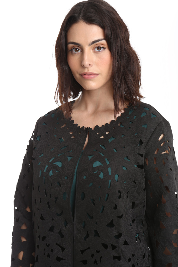 Giacca in jacquard laserato Diffusione Tessile Giacca in jacquard laserato Diffusione Tessile