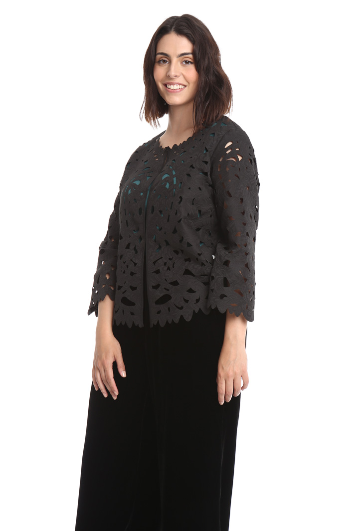 Giacca in jacquard laserato Diffusione Tessile Giacca in jacquard laserato Diffusione Tessile