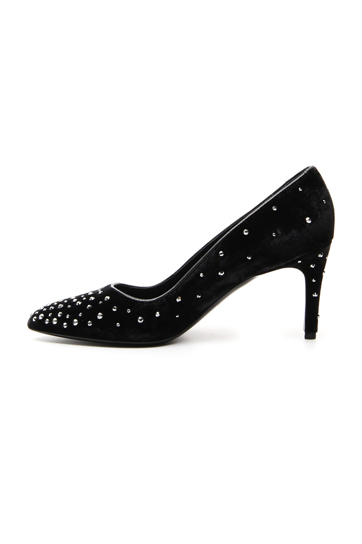 Dècolletè con strass applicati Diffusione Tessile Dècolletè con strass applicati Diffusione Tessile