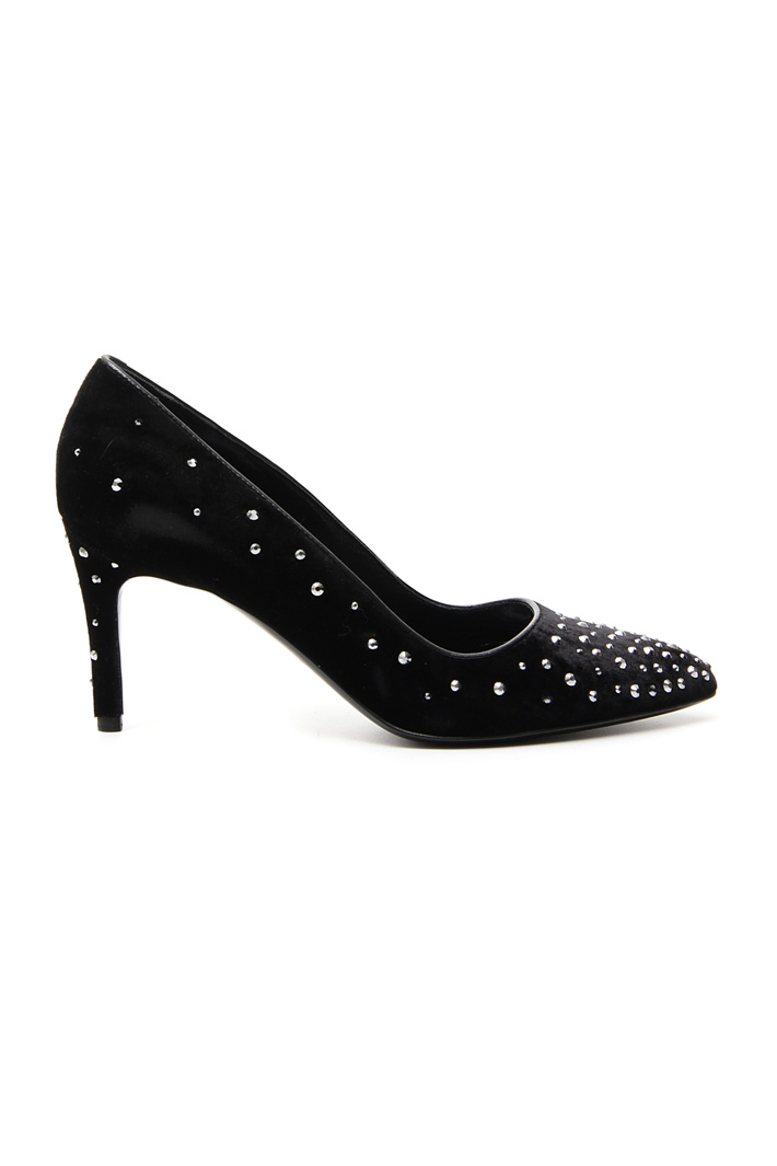 Dècolletè con strass applicati Diffusione Tessile Dècolletè con strass applicati Diffusione Tessile