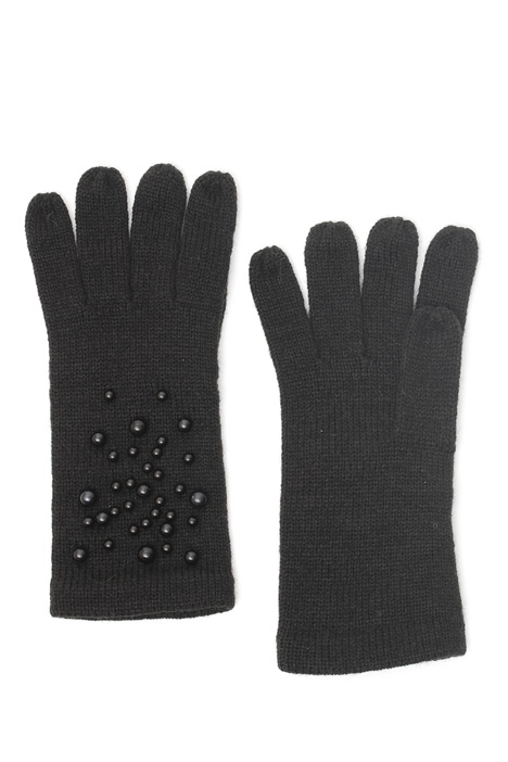Gloves with boule details Intrend Gloves with boule details Intrend