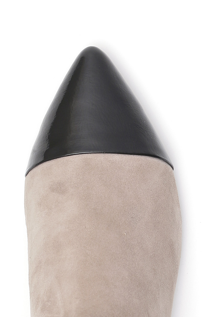 Stivaletti bicolore suede Diffusione Tessile Stivaletti bicolore suede Diffusione Tessile