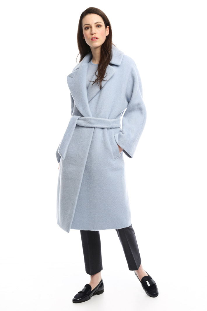 Brushed wool coat Diffusione Tessile Brushed wool coat Diffusione Tessile