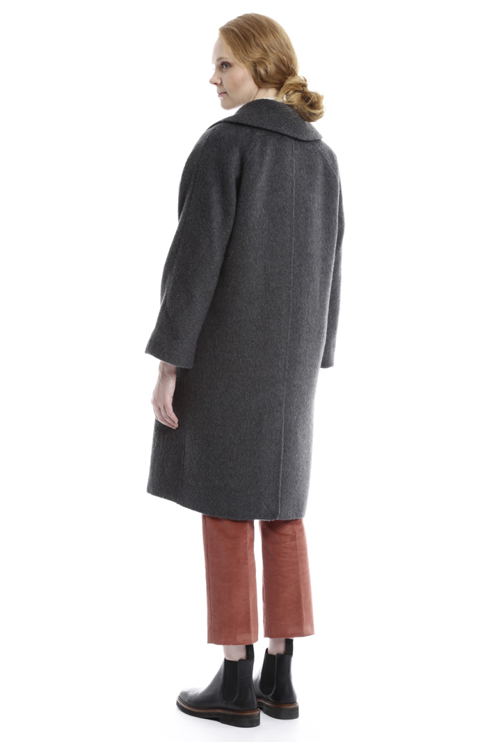 Brushed wool coat Diffusione Tessile Brushed wool coat Diffusione Tessile