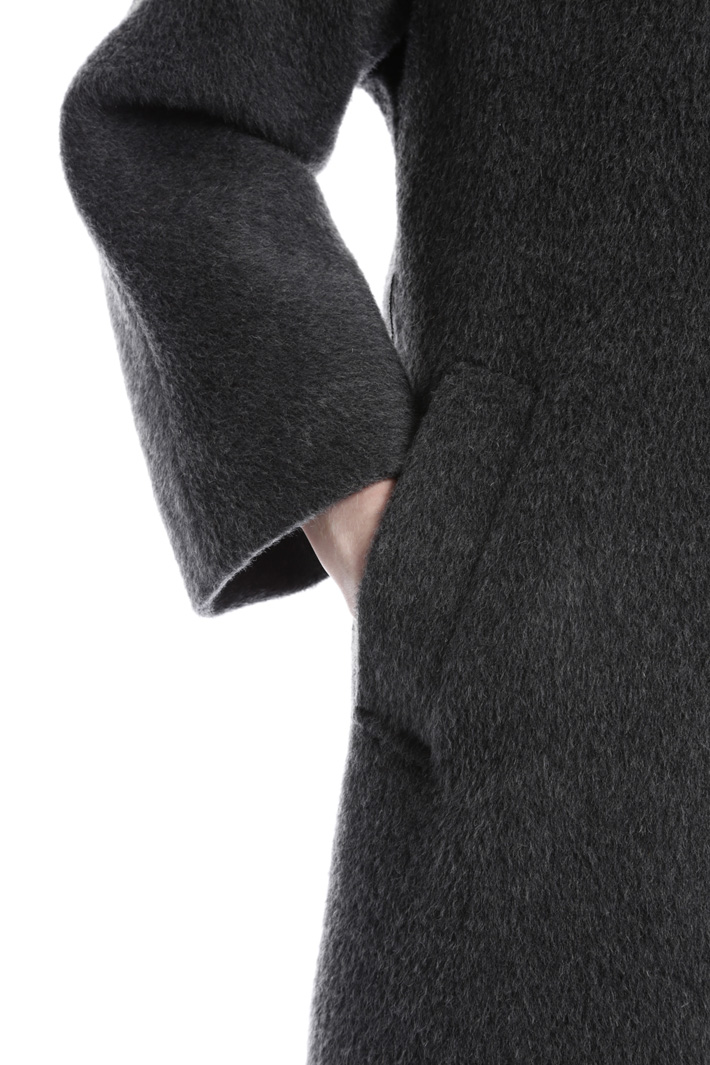 Brushed wool coat Diffusione Tessile Brushed wool coat Diffusione Tessile