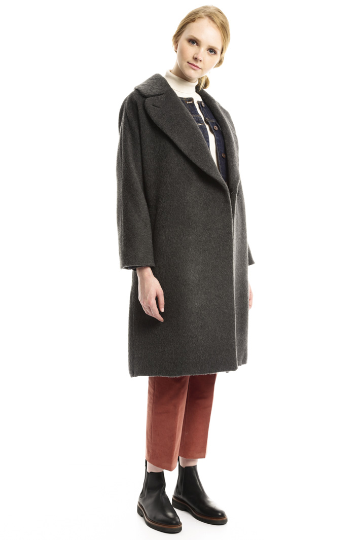 Brushed wool coat Diffusione Tessile Brushed wool coat Diffusione Tessile