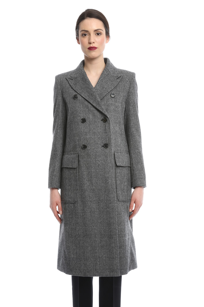 Cappotto in galles con piume Diffusione Tessile Cappotto in galles con piume Diffusione Tessile