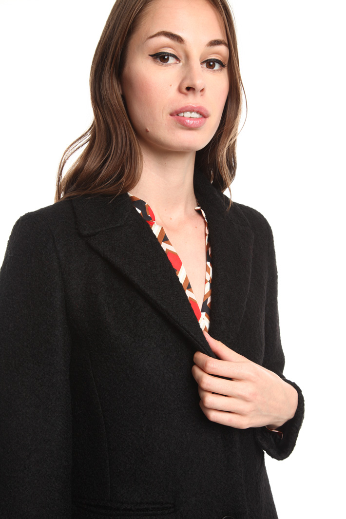 Cappotto in jersey bouclé Diffusione Tessile Cappotto in jersey bouclé Diffusione Tessile