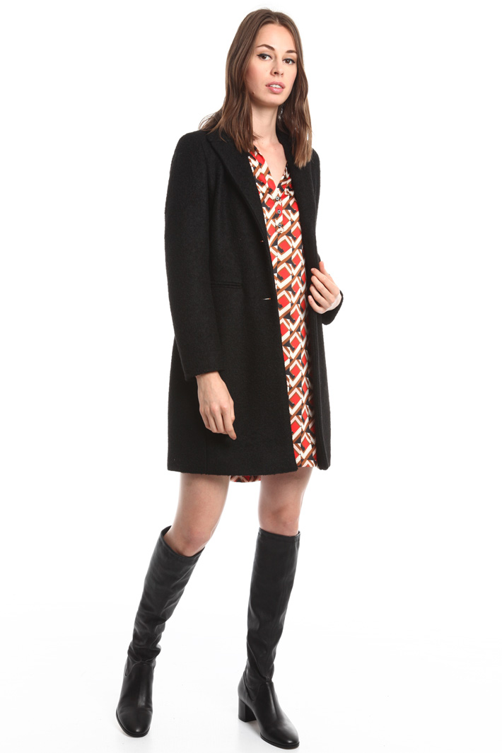 Cappotto in jersey bouclé Diffusione Tessile Cappotto in jersey bouclé Diffusione Tessile