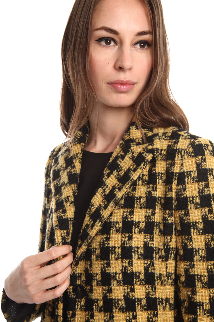 Cappotto check in misto lana Diffusione Tessile Cappotto check in misto lana Diffusione Tessile