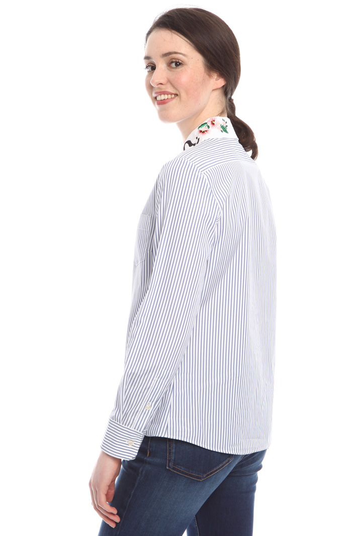 Camicia con colletto ricamato Diffusione Tessile Camicia con colletto ricamato Diffusione Tessile