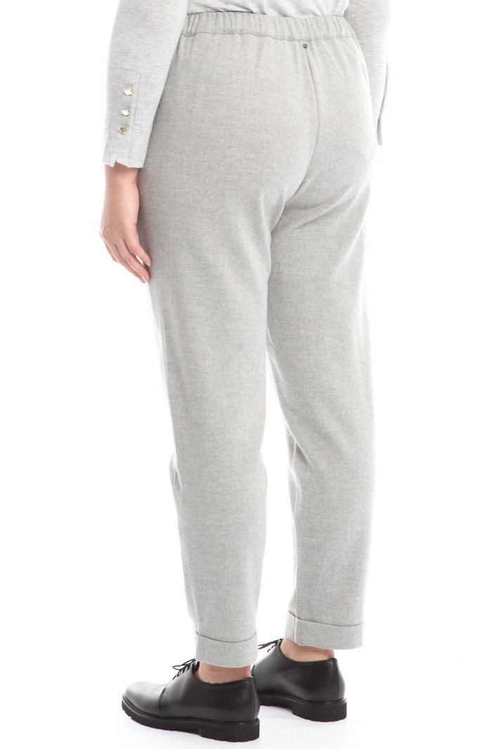 Pantalone jogging in lana Diffusione Tessile Pantalone jogging in lana Diffusione Tessile