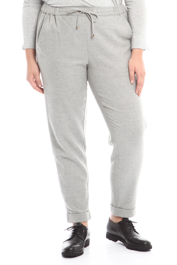 Pantalone jogging in lana Diffusione Tessile Pantalone jogging in lana Diffusione Tessile