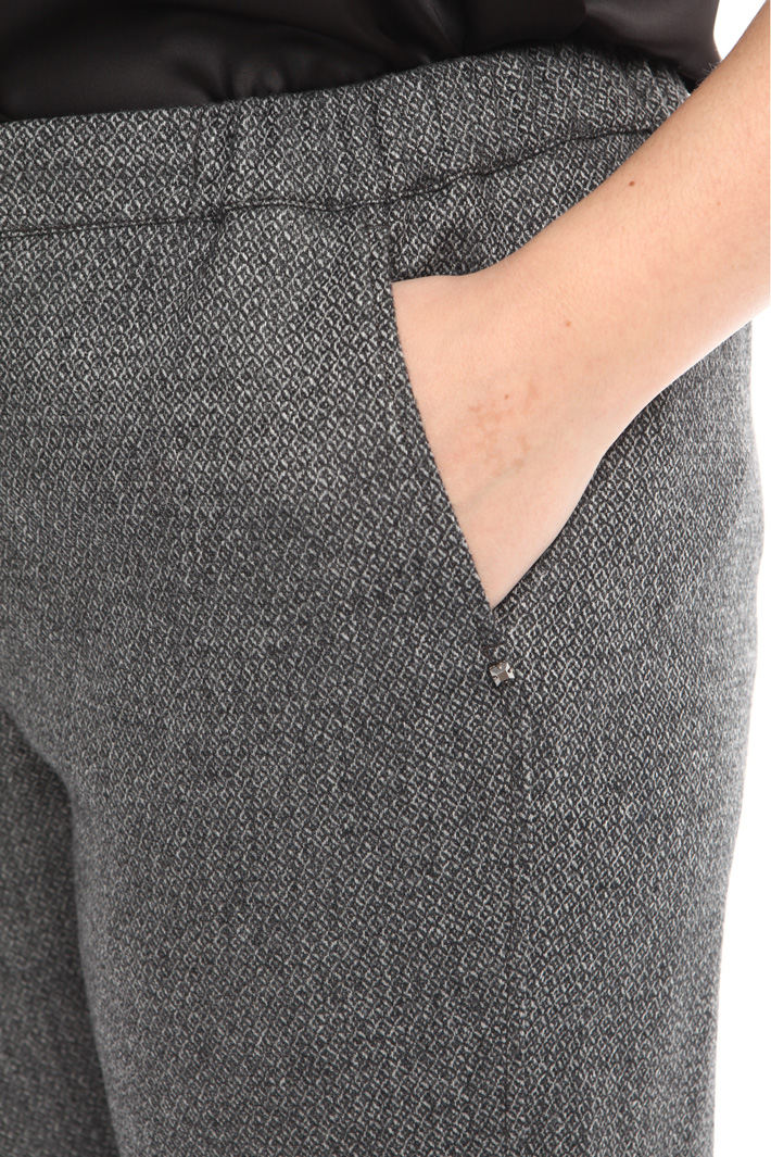 Pantalone jogging in lana Diffusione Tessile Pantalone jogging in lana Diffusione Tessile
