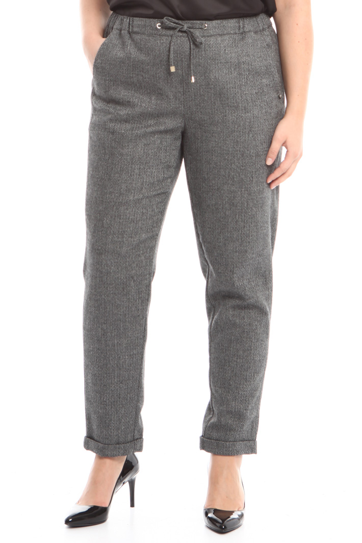 Pantalone jogging in lana Diffusione Tessile Pantalone jogging in lana Diffusione Tessile