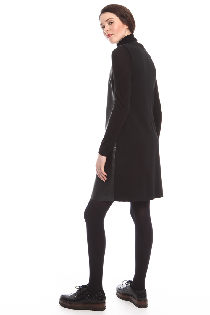 Abito smanicato in nappa Diffusione Tessile Abito smanicato in nappa Diffusione Tessile