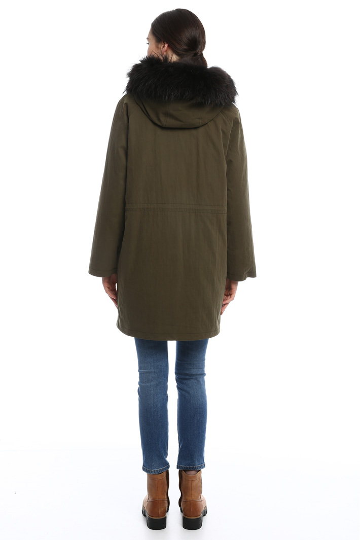 Parka con pelliccia interna Diffusione Tessile Parka con pelliccia interna Diffusione Tessile
