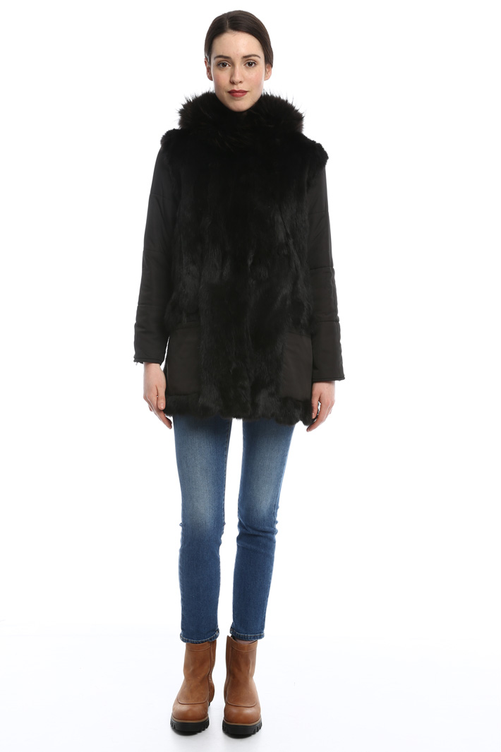 Parka con pelliccia interna Diffusione Tessile Parka con pelliccia interna Diffusione Tessile