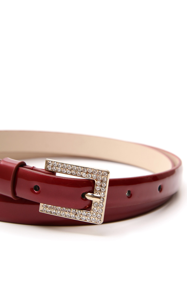 Cintura sottile con fibbia strass Diffusione Tessile Cintura sottile con fibbia strass Diffusione Tessile