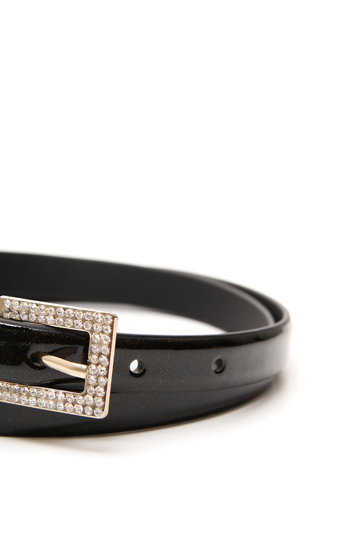 Cintura sottile con fibbia strass Diffusione Tessile Cintura sottile con fibbia strass Diffusione Tessile