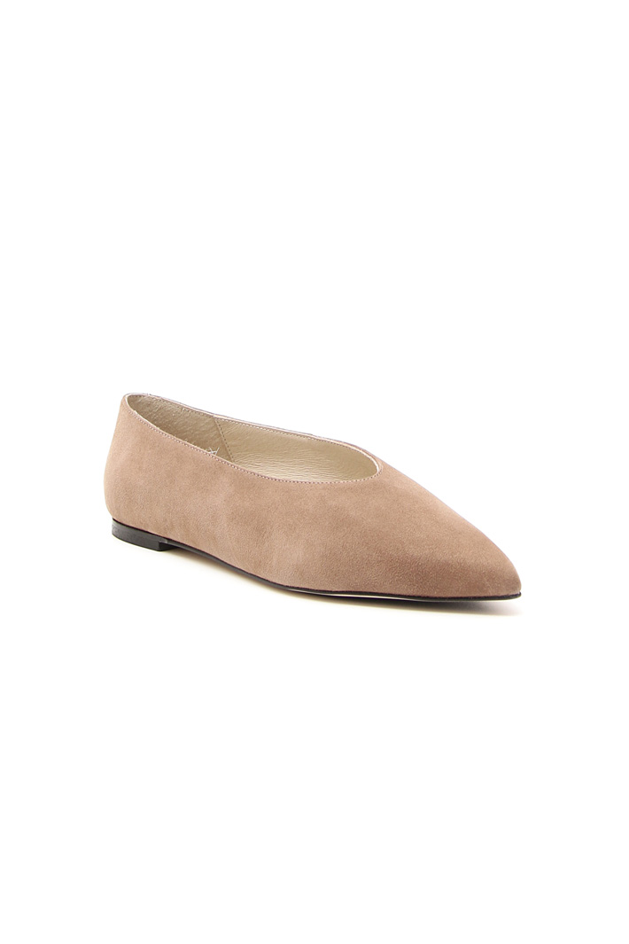 Ballerina accollata in pelle Diffusione Tessile Ballerina accollata in pelle Diffusione Tessile