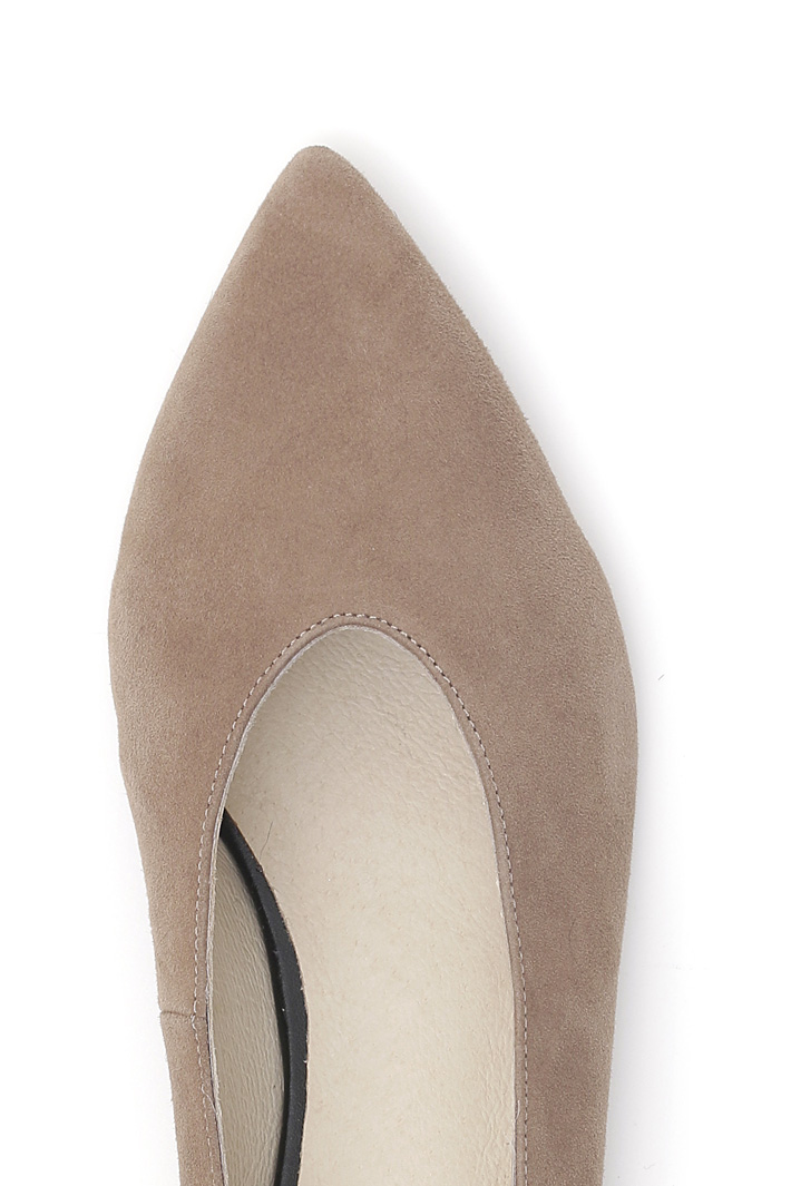 Ballerina accollata in pelle Diffusione Tessile Ballerina accollata in pelle Diffusione Tessile