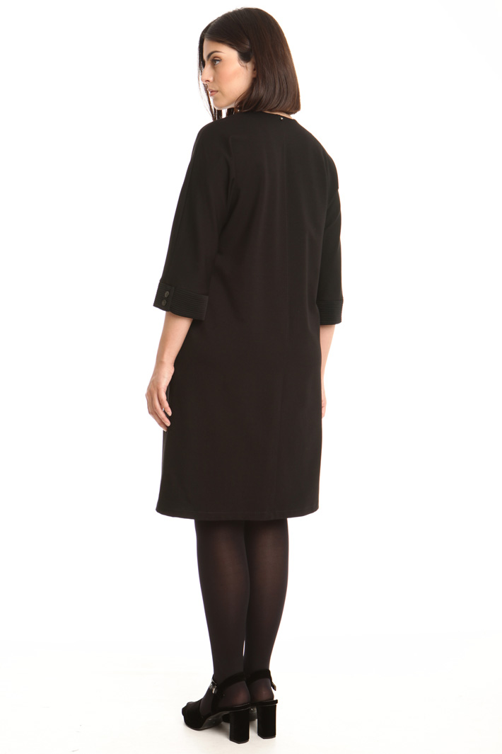 Abito in jersey con inserti Diffusione Tessile Abito in jersey con inserti Diffusione Tessile