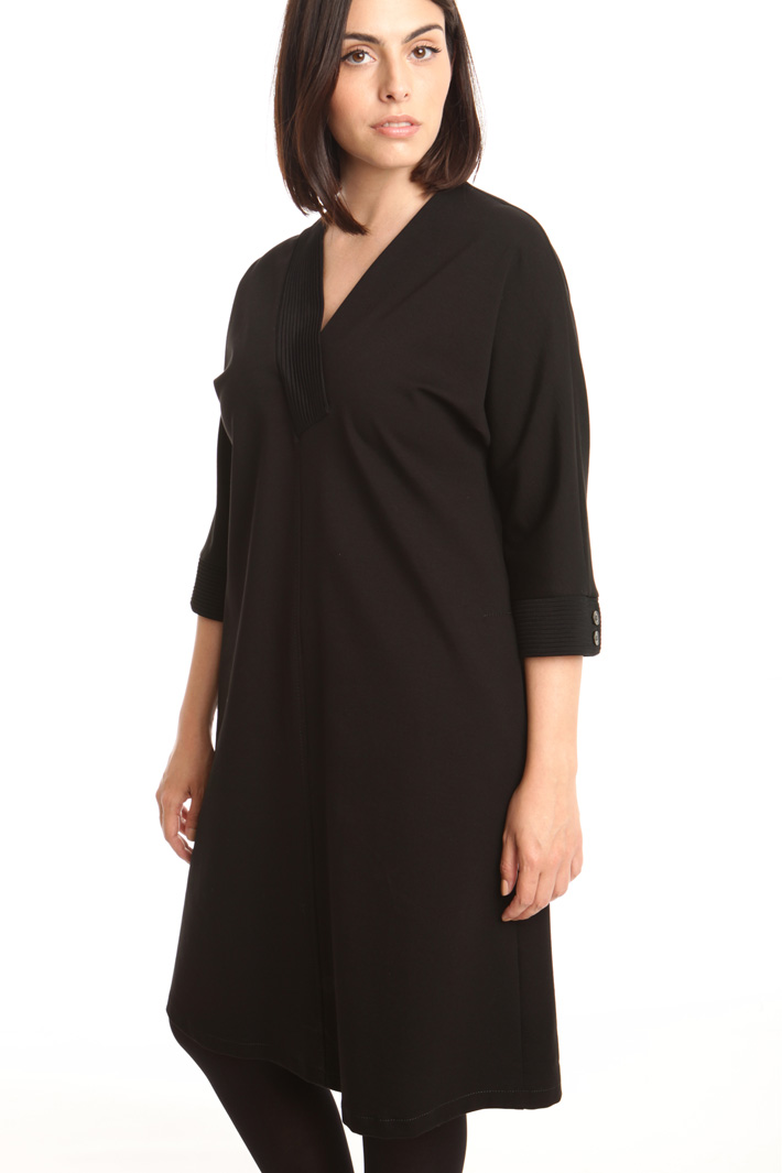 Abito in jersey con inserti Diffusione Tessile Abito in jersey con inserti Diffusione Tessile