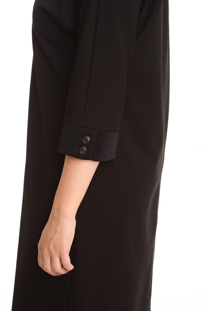 Abito in jersey con inserti Diffusione Tessile Abito in jersey con inserti Diffusione Tessile