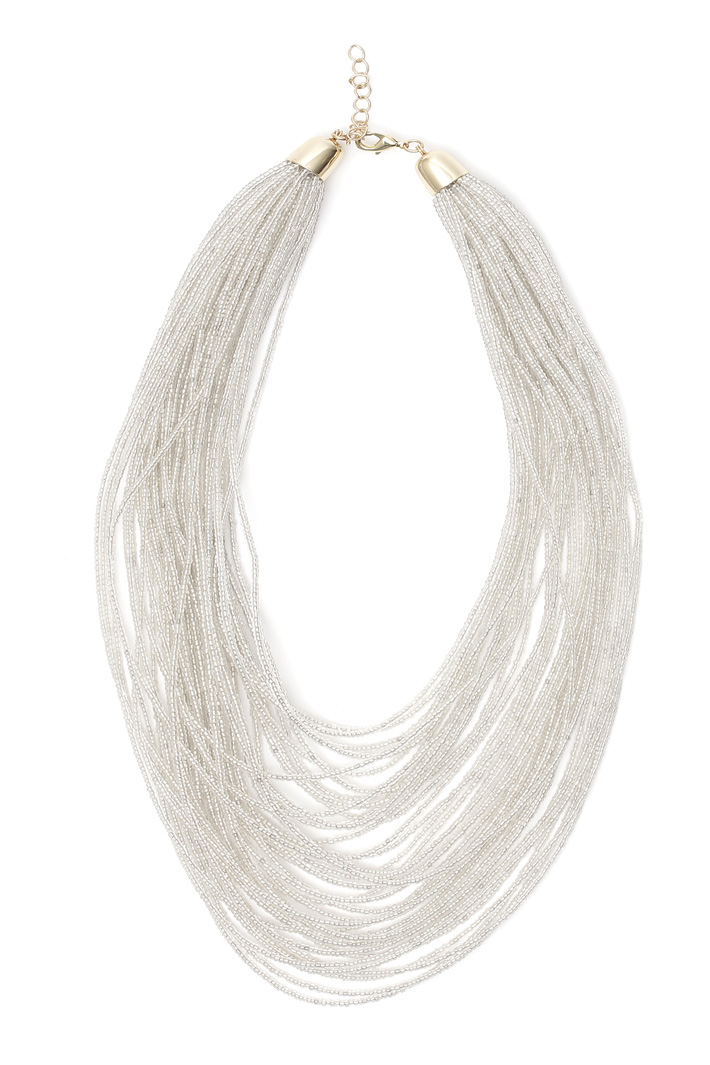Collana multifilo in vetro Diffusione Tessile Collana multifilo in vetro Diffusione Tessile