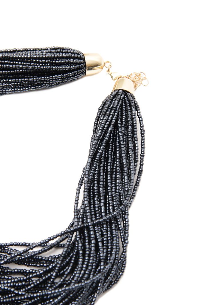 Collana multifilo in vetro Diffusione Tessile Collana multifilo in vetro Diffusione Tessile