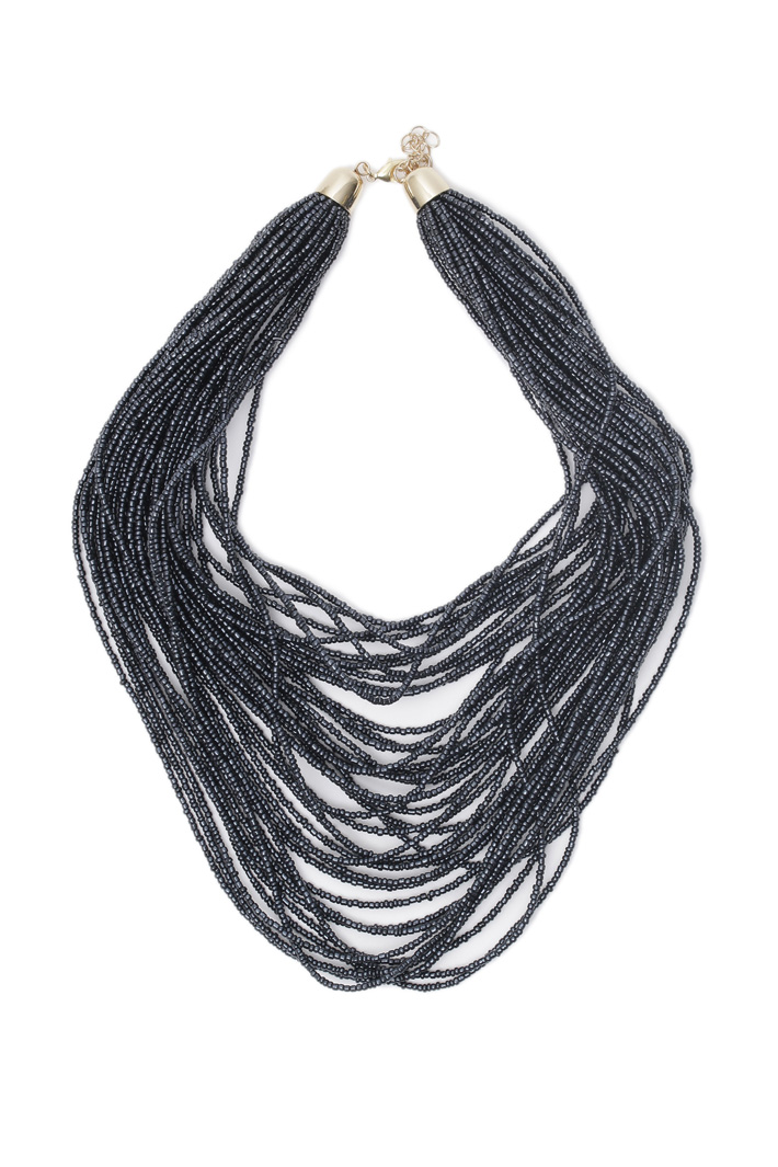 Collana multifilo in vetro Diffusione Tessile Collana multifilo in vetro Diffusione Tessile
