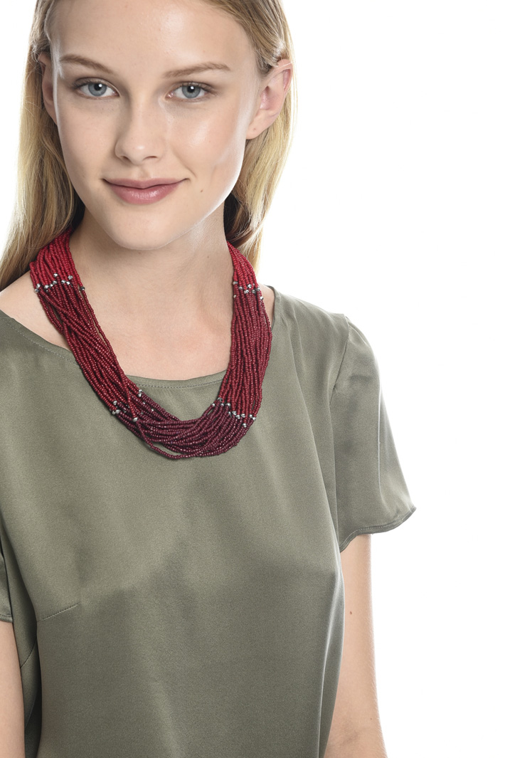 Girocollo con micro pietre Diffusione Tessile Girocollo con micro pietre Diffusione Tessile