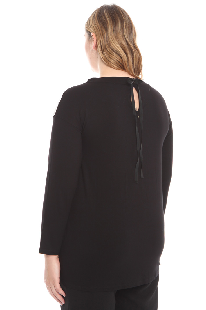 T-shirt in jersey con velluto Diffusione Tessile T-shirt in jersey con velluto Diffusione Tessile