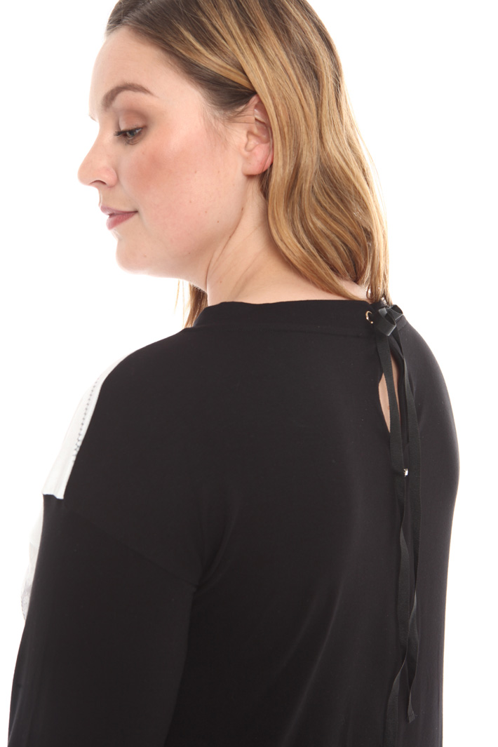 T-shirt in jersey con velluto Diffusione Tessile T-shirt in jersey con velluto Diffusione Tessile