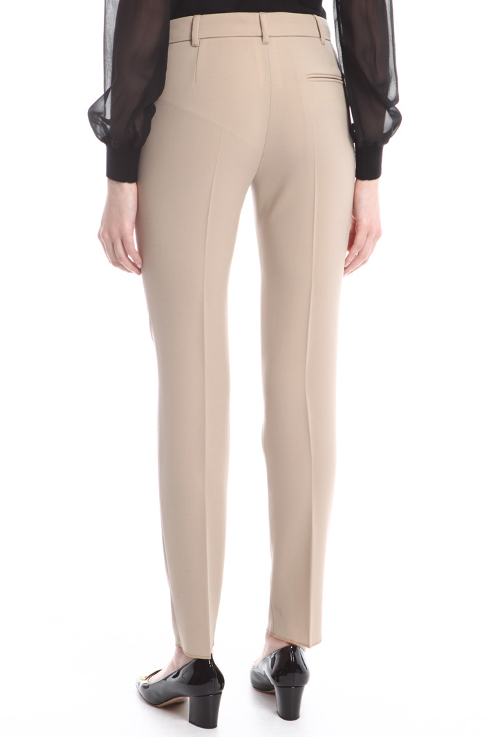 Pantaloni in crepe di lana Diffusione Tessile Pantaloni in crepe di lana Diffusione Tessile