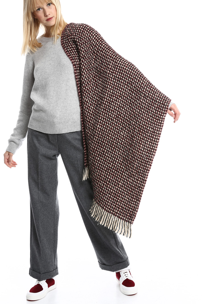 Sciarpa in lana intrecciata Diffusione Tessile Sciarpa in lana intrecciata Diffusione Tessile