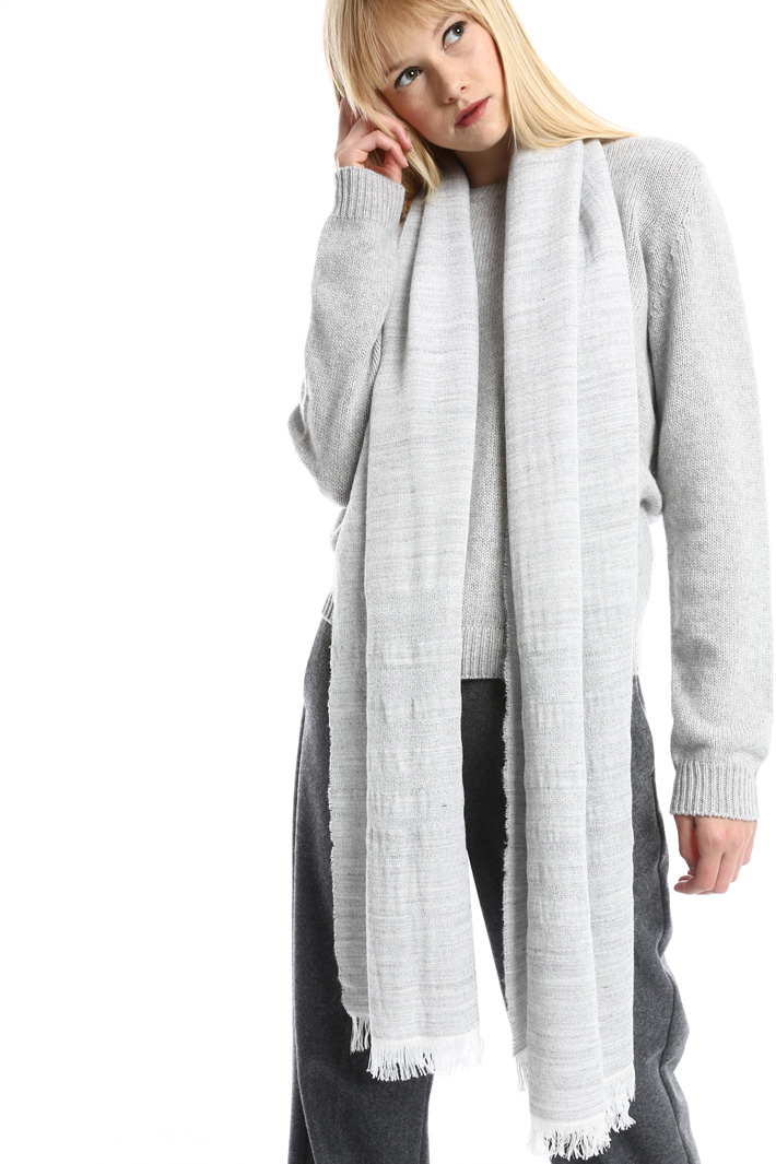 Sciarpa con righe lurex Diffusione Tessile Sciarpa con righe lurex Diffusione Tessile