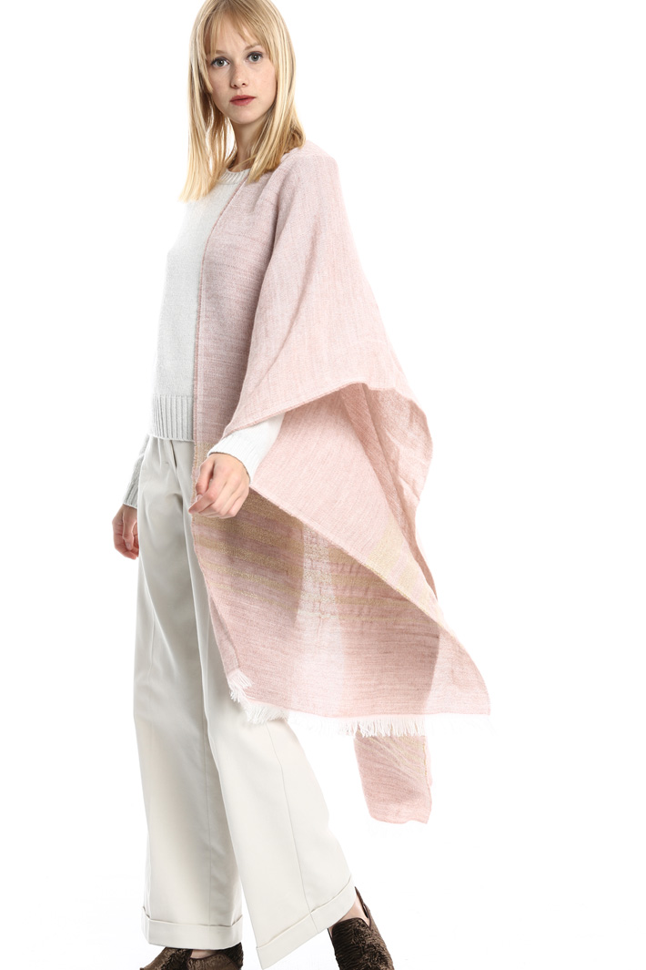 Sciarpa con righe lurex Diffusione Tessile Sciarpa con righe lurex Diffusione Tessile