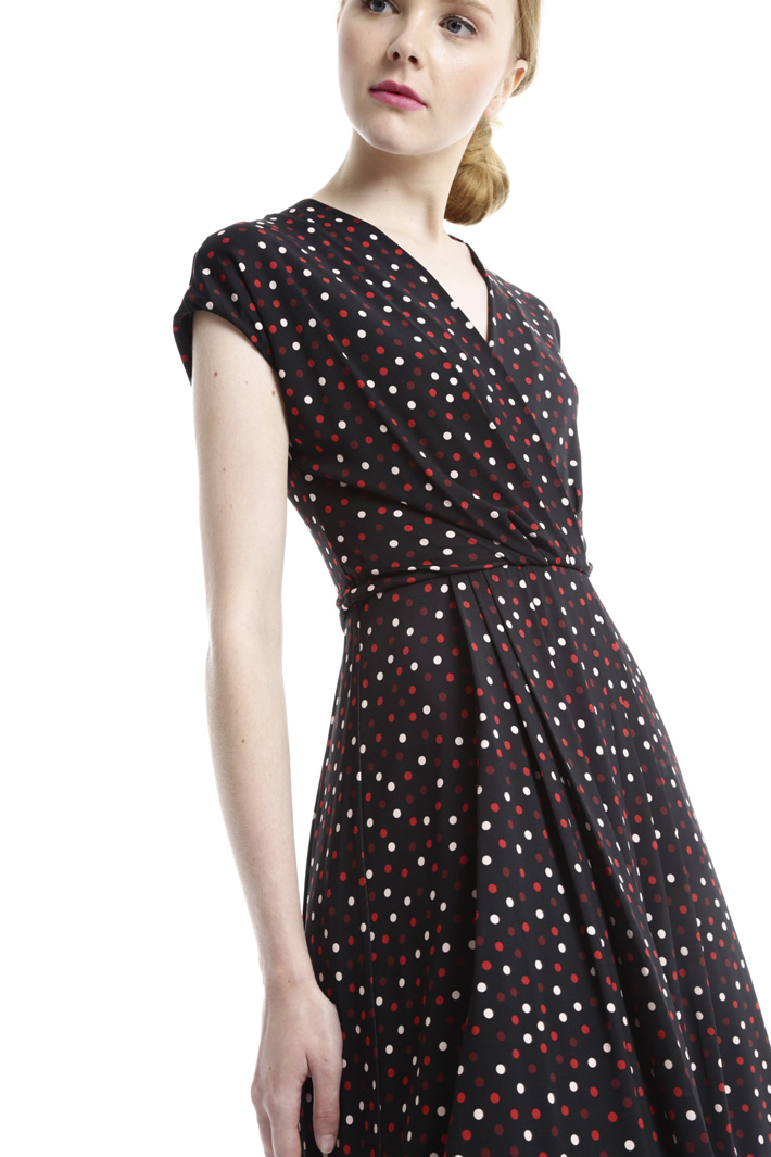 Abito a pois in jersey Diffusione Tessile Abito a pois in jersey Diffusione Tessile
