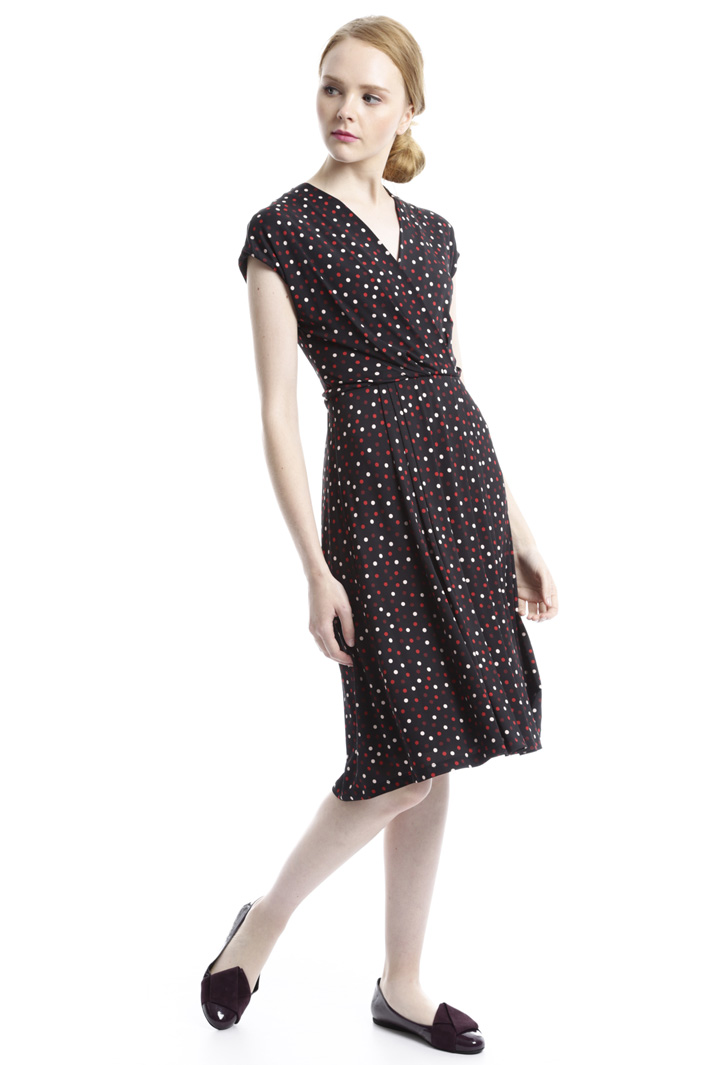 Abito a pois in jersey Diffusione Tessile Abito a pois in jersey Diffusione Tessile