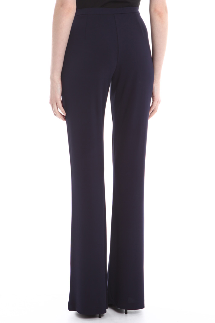 Pantaloni fluidi con zip Diffusione Tessile Pantaloni fluidi con zip Diffusione Tessile