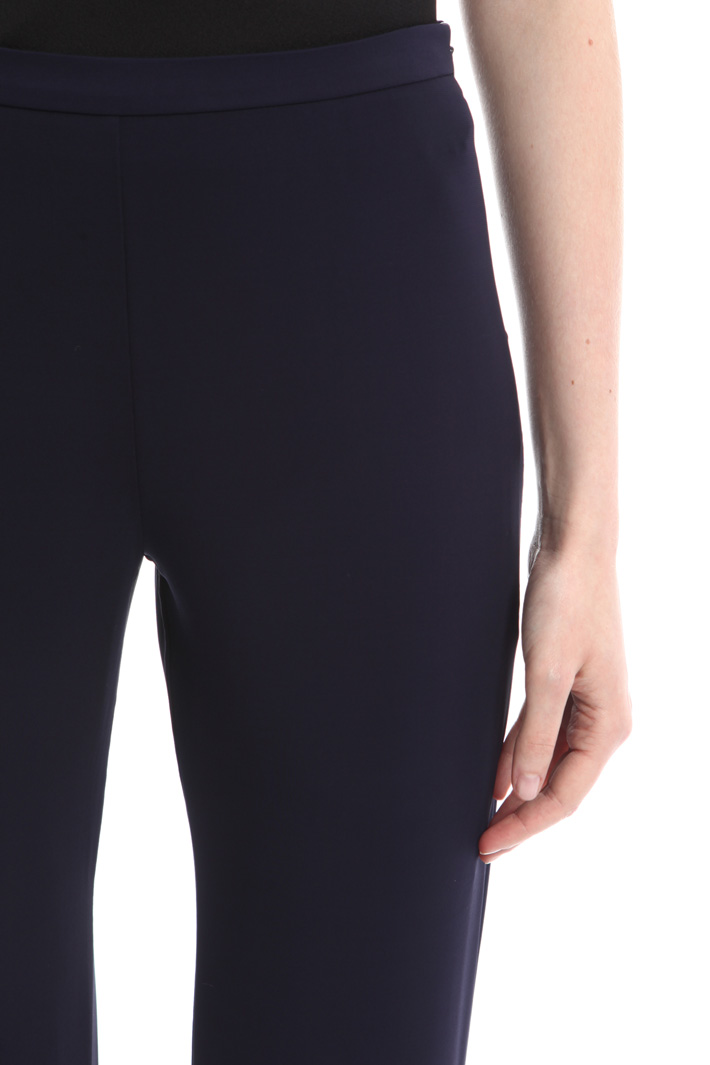 Pantaloni fluidi con zip Diffusione Tessile Pantaloni fluidi con zip Diffusione Tessile