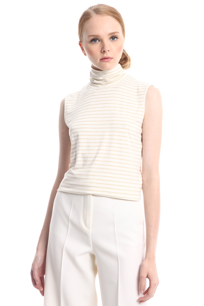 Top a righe lurex Diffusione Tessile Top a righe lurex Diffusione Tessile