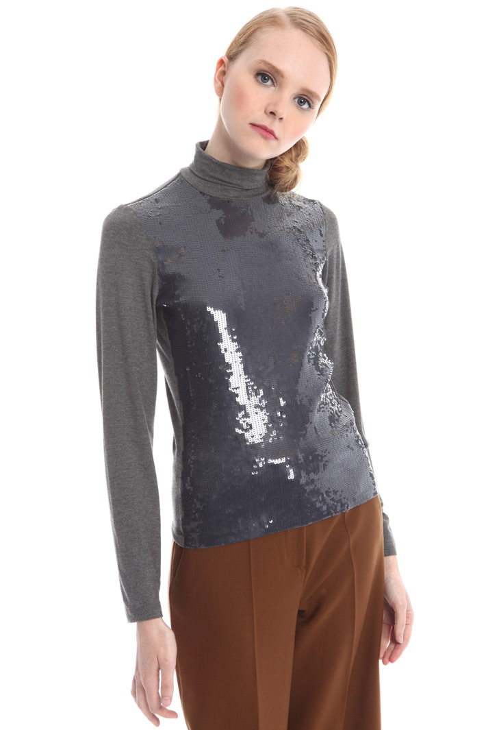 T-shirt con paillettes Diffusione Tessile T-shirt con paillettes Diffusione Tessile