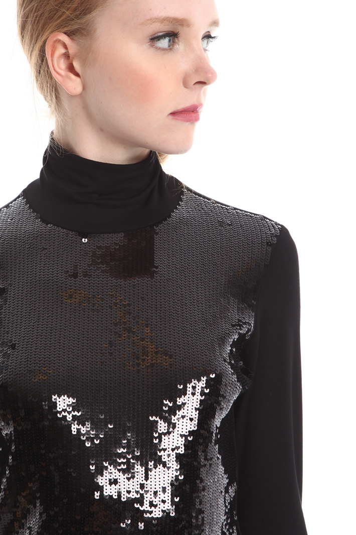 T-shirt con paillettes Diffusione Tessile T-shirt con paillettes Diffusione Tessile