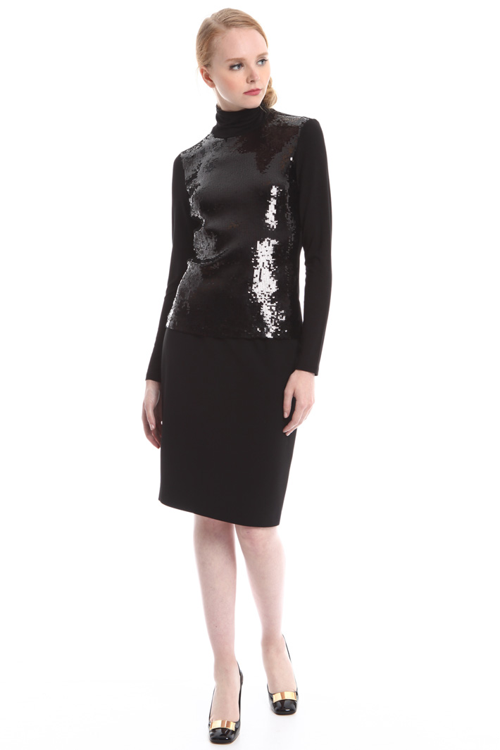 T-shirt con paillettes Diffusione Tessile T-shirt con paillettes Diffusione Tessile