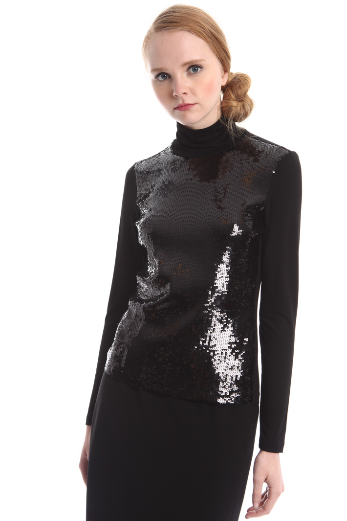 T-shirt con paillettes Diffusione Tessile T-shirt con paillettes Diffusione Tessile