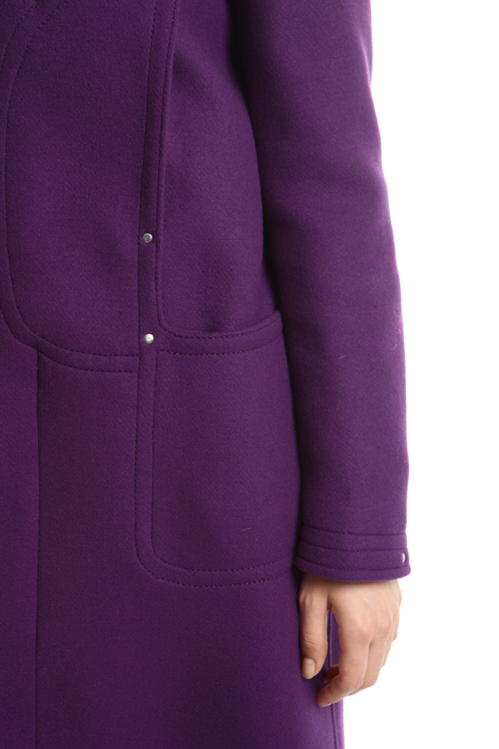 Cappotto montgomery in lana Diffusione Tessile Cappotto montgomery in lana Diffusione Tessile